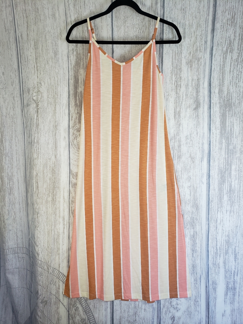 Roxy Women's Promised Land Dress V-Neck Spaghetti Straps Beachy Sundress Sz XS